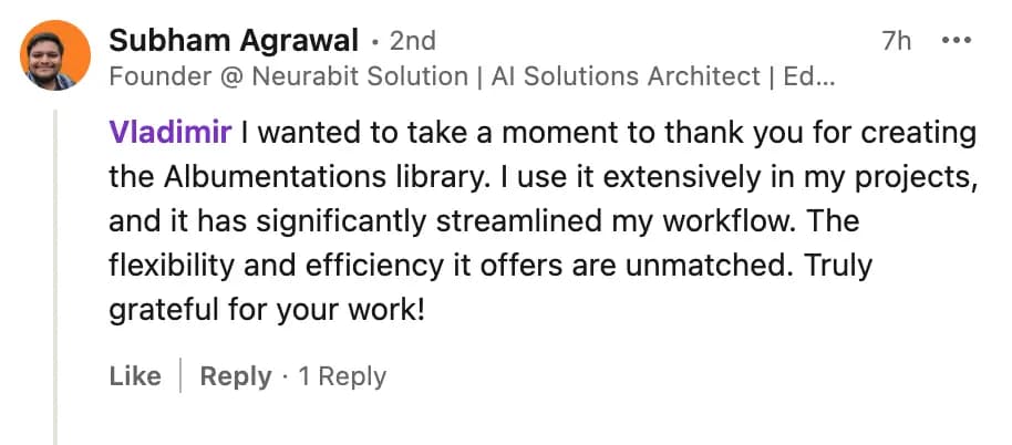 Testimonial from Subham Agarwal, Founder and CEO at Neurabit Solution
